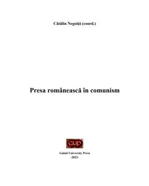 Cover for Presa românească în comunism