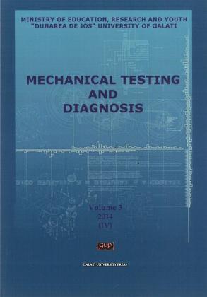 Cover for Mechanical testing and diagnosis: An. IV, vol. 3, (2014)
