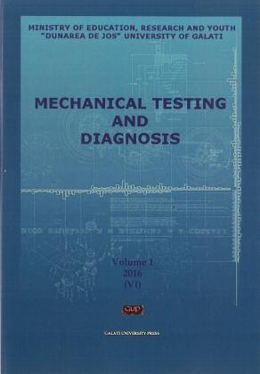 Cover for Mechanical testing and diagnosis: An. VI, vol. 1, (2016)