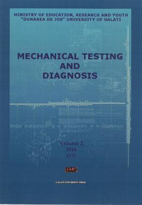 Cover for Mechanical testing and diagnosis: An. VI, vol. 2, (2016)