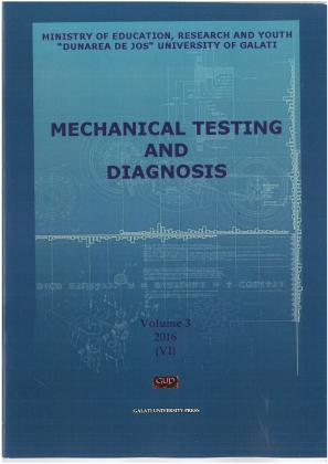 Cover for Mechanical testing and diagnosis: An. VI, vol. 3, (2016)