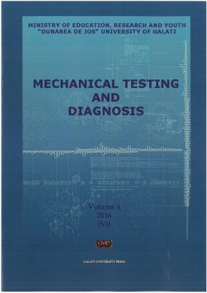 Cover for Mechanical testing and diagnosis: An. VI, vol. 4, (2016)
