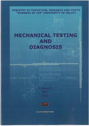 Cover for Mechanical testing and diagnosis: An. VII, vol. 2 (2017)