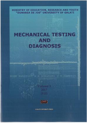 Cover for Mechanical testing and diagnosis: An. VII,  vol. 3 (2017)