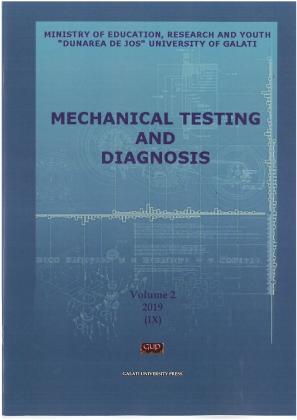 Cover for Mechanical testing and diagnosis: An. IX, vol.2, (2019)
