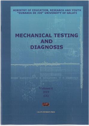 Cover for Mechanical testing and diagnosis: An. IX, vol. 4, (2019)