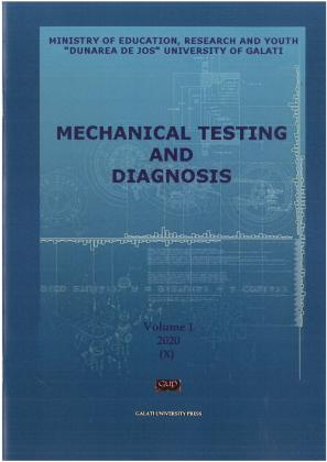 Cover for Mechanical testing and diagnosis: An. X, vol. 1, (2020)