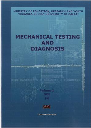 Cover for Mechanical testing and diagnosis: An. X, vol. 3, (2020)