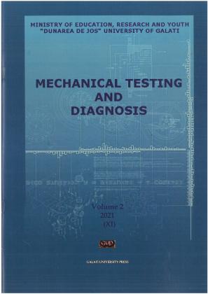 Cover for Mechanical testing and diagnosis: An. XI, vol.2, (2021)