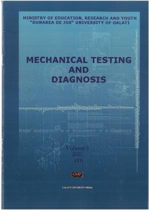 Cover for Mechanical testing and diagnosis: An.XI, vol. 3, (2021)