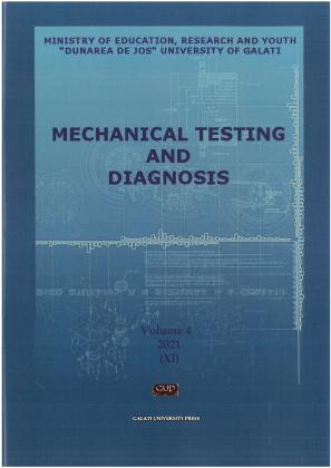 Cover for Mechanical testing and diagnosis: An. XI, vol.4, (2021)