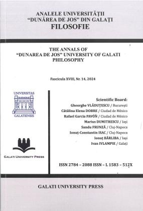 Cover for The Annals of “Dunarea de Jos” university of Galati, PHILOSOPHY, Fascicula XVIII: Nr. 14 (2024)