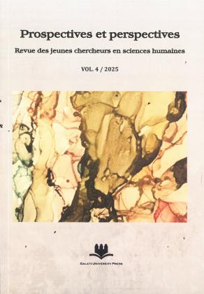 Cover for Prospectives et perspectives : revue des jeunes chercheurs en sciences humaines: Vol. 4 (2025)