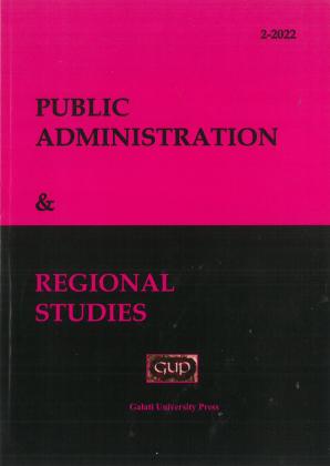 Cover for Public administration & regional studies: Nr. 2 (2022)