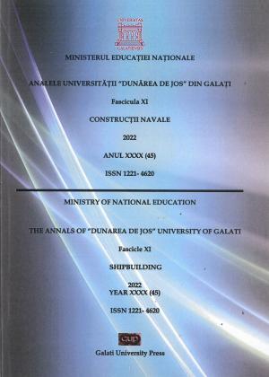 Cover for Analele Universității "Dunărea de Jos" din Galați. Fascicula XI, Construcții navale: An. XXXX(45) (2022)