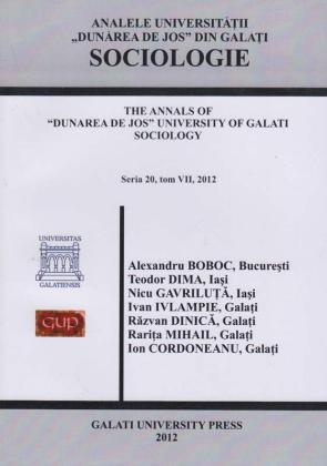 Cover for Analele Universității „Dunărea de Jos”, Fascicula XX, Sociologie