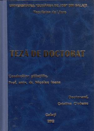 Cover for Poezia generației albatrosiste: teză de doctorat
