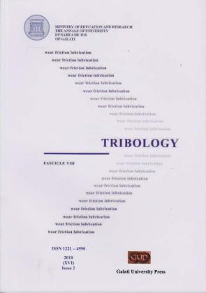 Cover for The Annals of „Dunarea de Jos” University of Galati.  Fascicle VIII, Tribology: Issue 2 (year XVI), 2010