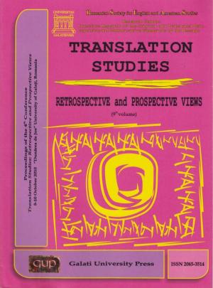 Cover for Translation Studies. Retrospective and Perspective Views: 9th volume, 8-10 October 2010