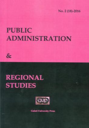 Cover for Public Administration and Regional Studies