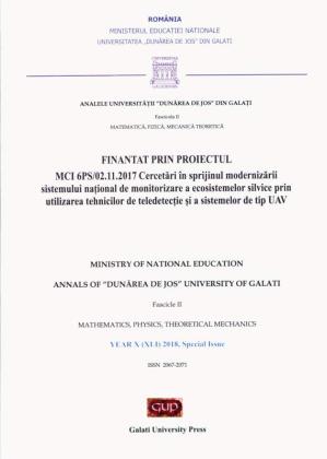 Cover for The Annals of „Dunarea de Jos” University of Galati,  Fascicle II – Mathematics, Physic, Theoretical Mechanics, Special Issue - 2018