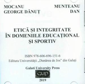 Cover for Etică și integritate în domeniile educațional și sportiv