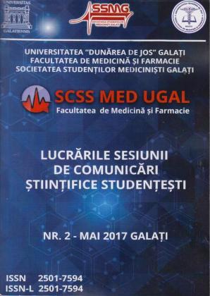 Cover for SCSS MED UGAL. Lucrările sesiunii de comunicări  științifice studențești: nr. 2, Mai, 2017