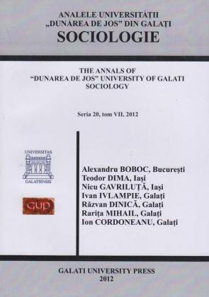 Cover for Analele Universității „Dunărea de Jos”, Fascicula XX, Sociologie