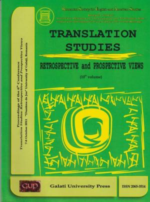 Cover for Translation Studies. Retrospective and Perspective Views