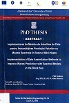 Cover for Implementarea de metode de asimilare de date pentru  îmbunătăţirea predicţiei valurilor cu modele spectrale  în bazinul Mării Negre: teză de doctorat