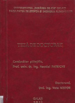 Cover for Cercetări privind conversia sistemelor de producţie ale speciei Cyprinus carpio carpio - Linnaeus 1758, de la tehnologia convenţională la cea ecologică: teză de doctorat