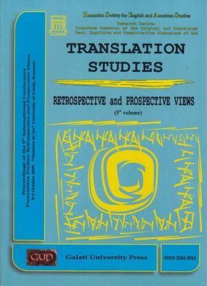 Cover for Translation Studies. Retrospective and Perspective Views: 5th volume, 8-9 October 2009