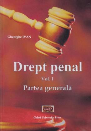 Cover for Drept penal, Vol. I, partea generală