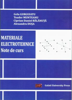 Cover for Materiale electrotehnice. Note de curs