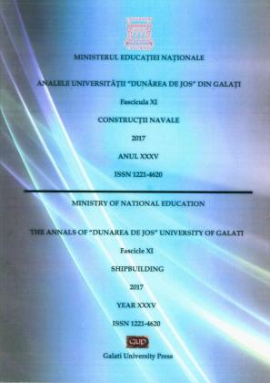 Cover for The Annals of „Dunarea de Jos” University of Galati,  Construcții Navale