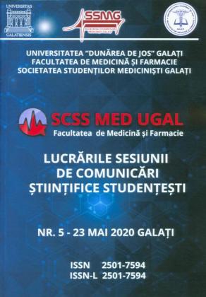 Cover for SCSS MED UGAL – Lucrările sesiunii de comunicări științifice studențești,  Nr. 5 - mai 2020, Galați